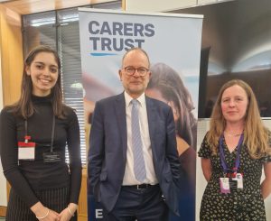 Young Adult Carer meets MPs in Westminster